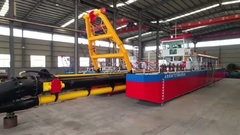 YSCSD450 Prova della dragaglia ad aspirazione a taglio in officina prima della spedizione